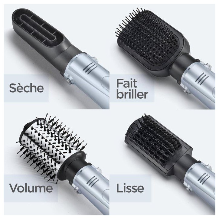 Brosse soufflante 4 en 1 - BABYLISS - AS774E - Technologie Advanced Plasma - Multi-accessoires - Anti-frisottis Brosse soufflante 4 en 1 - BABYLISS - AS774E - Technologie Advanced Plasma - Multi-accessoires - Anti-frisottis
