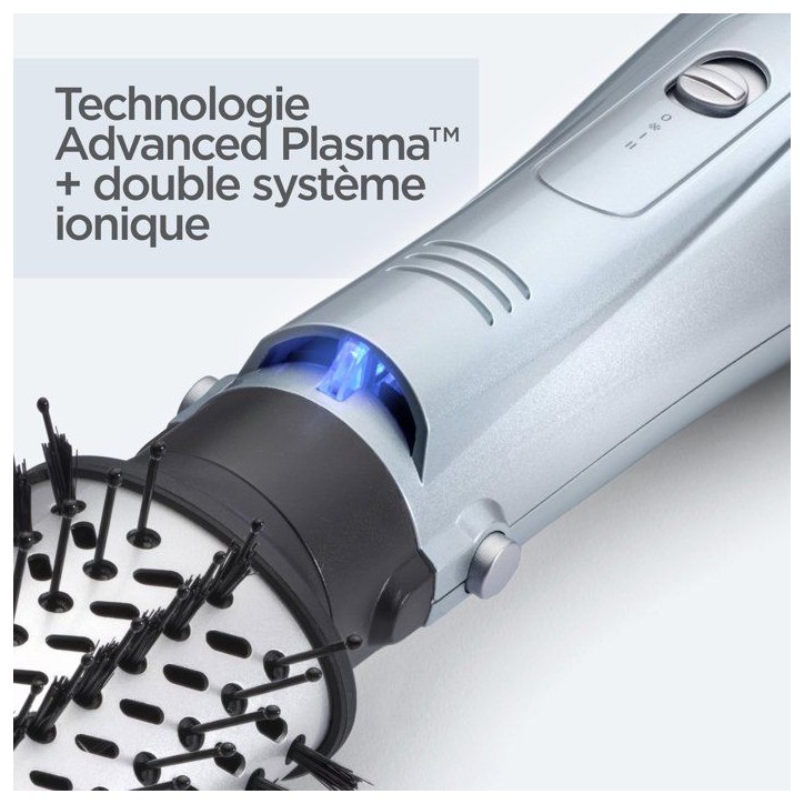 Brosse soufflante 4 en 1 - BABYLISS - AS774E - Technologie Advanced Plasma - Multi-accessoires - Anti-frisottis Brosse soufflante 4 en 1 - BABYLISS - AS774E - Technologie Advanced Plasma - Multi-accessoires - Anti-frisottis