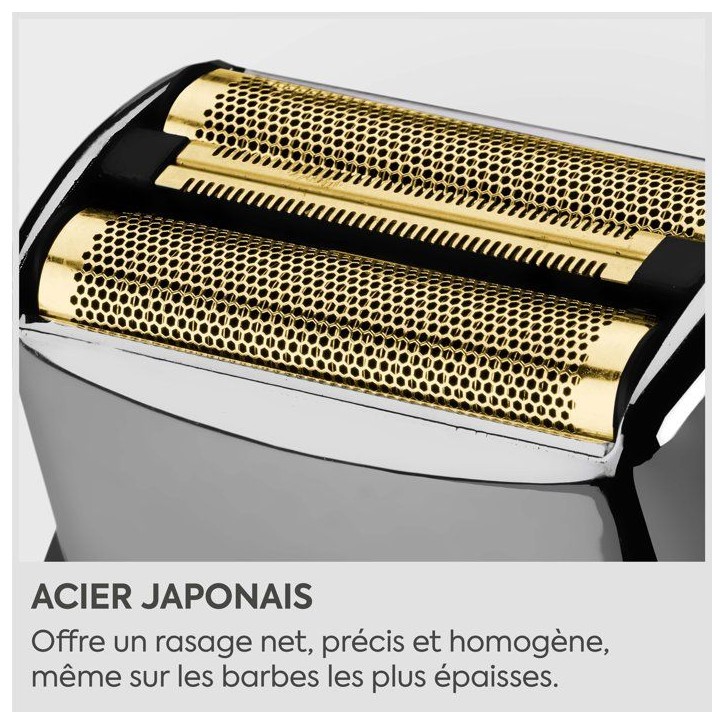 Rasoir électrique - BABYLISS - FS991DE - Double grille titane - Waterproof - Autonomie 2h - Super-X Metal Rasoir électrique - BABYLISS - FS991DE - Double grille titane - Waterproof - Autonomie 2h - Super-X Metal