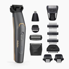 Tondeuse multifonction 12 en 1 - BABYLISS - P1364E - Lames graphite - Waterproof - Kit complet