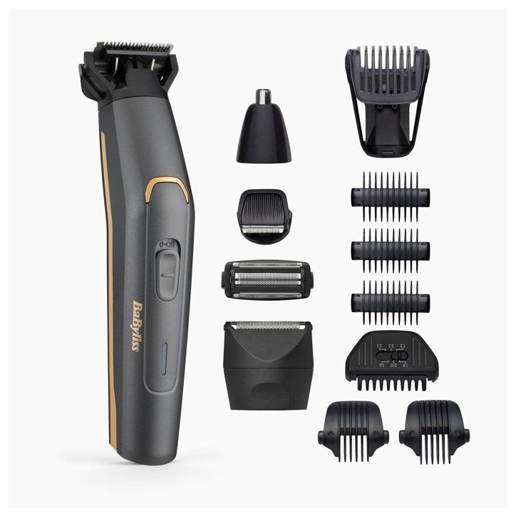 Tondeuse multifonction 12 en 1 - BABYLISS - P1364E - Lames graphite - Waterproof - Kit complet Tondeuse multifonction 12 en 1 - BABYLISS - P1364E - Lames graphite - Waterproof - Kit complet