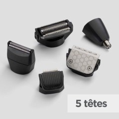 Tondeuse multifonction 12 en 1 - BABYLISS - P1364E - Lames graphite -