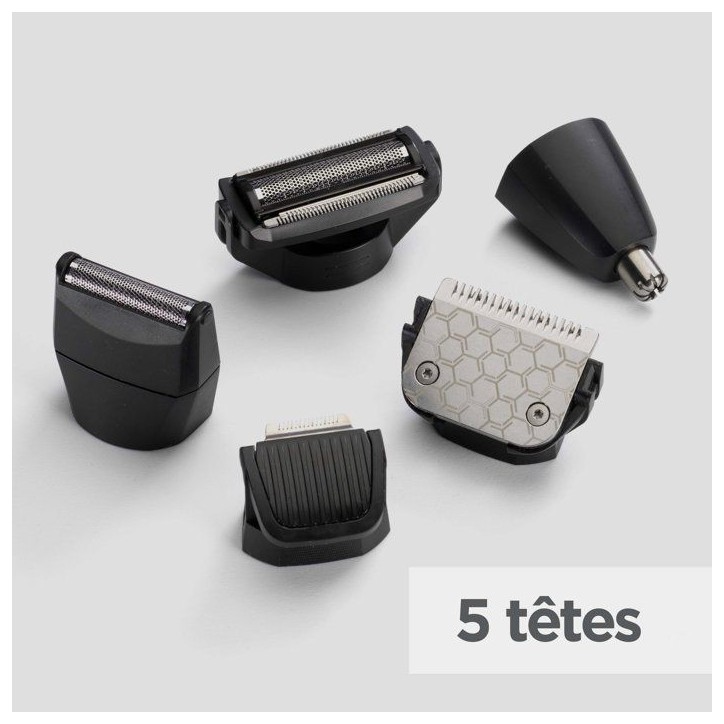 Tondeuse multifonction 12 en 1 - BABYLISS - P1364E - Lames graphite - Waterproof - Kit complet Tondeuse multifonction 12 en 1 - BABYLISS - P1364E - Lames graphite - Waterproof - Kit complet