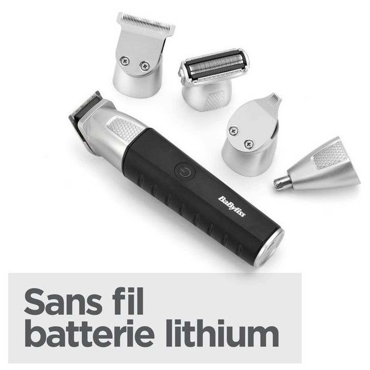 Tondeuse multifonction 11 en 1 - BABYLISS - P1363E - Batterie lithium - Waterproof - Kit complet Tondeuse multifonction 11 en 1 - BABYLISS - P1363E - Batterie lithium - Waterproof - Kit complet