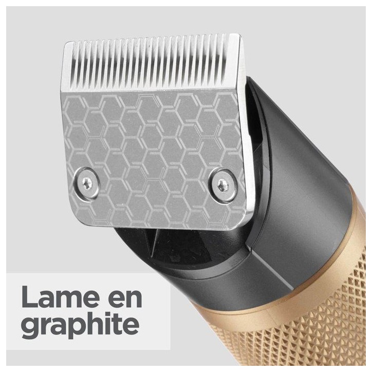 Tondeuse cheveux - BABYLISS - P1361E - Lames graphite - 26 hauteurs de coupe - Autonomie 160 mi Tondeuse cheveux - BABYLISS - P1361E - Lames graphite - 26 hauteurs de coupe - Autonomie 160 mi