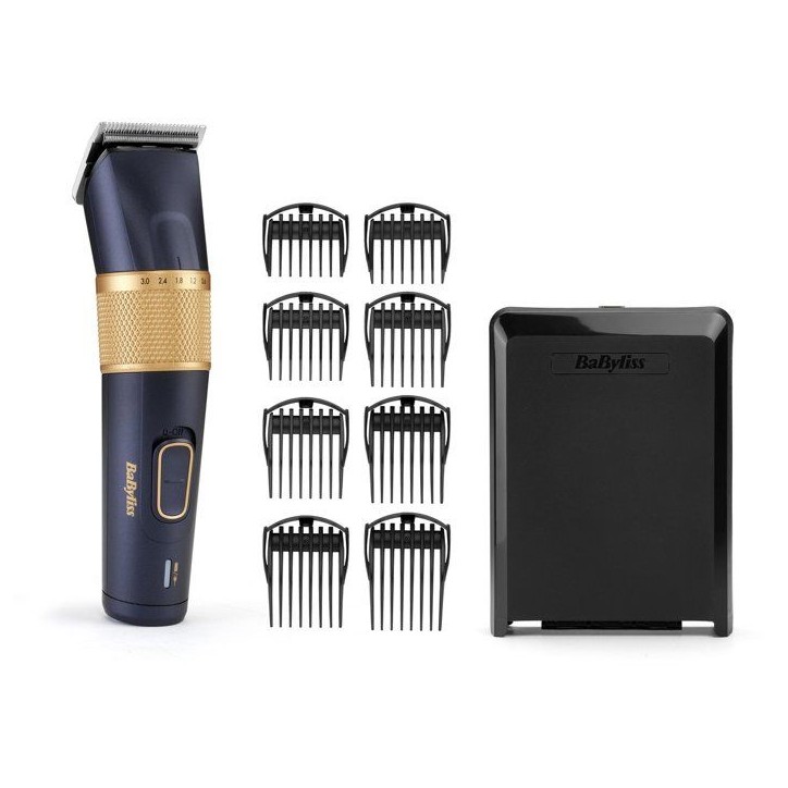 Tondeuse cheveux - BABYLISS - P1360E - Lithium-ion - Lames carbone titane - 45 hauteurs de coupe Tondeuse cheveux - BABYLISS - P1360E - Lithium-ion - Lames carbone titane - 45 hauteurs de coupe