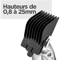 Tondeuse cheveux - BABYLISS - P1359E - Batterie lithium - 8 sabots 0,8