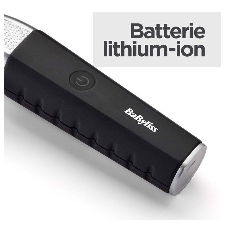 Tondeuse cheveux - BABYLISS - P1359E - Batterie lithium - 8 sabots 0,8-25mm - Trousse de rangement Tondeuse cheveux - BABYLISS - P1359E - Batterie lithium - 8 sabots 0,8-25mm - Trousse de rangement