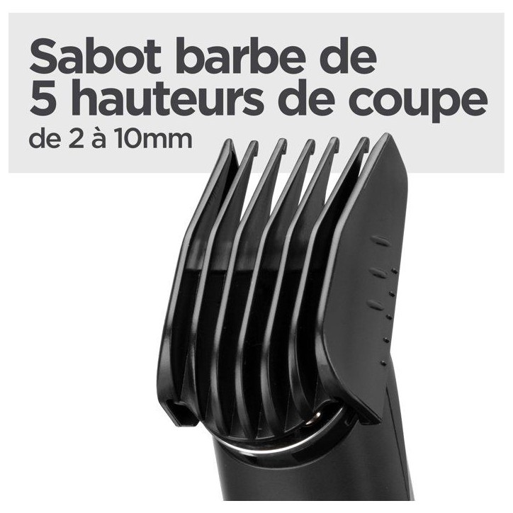 Tondeuse Barbes - BABYLISS - P1358E - Lame acier inoxydable - Waterproof Tondeuse Barbes - BABYLISS - P1358E - Lame acier inoxydable - Waterproof