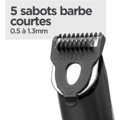 Tondeuse Barbes - BABYLISS - P1358E - Lame acier inoxydable - Waterpro