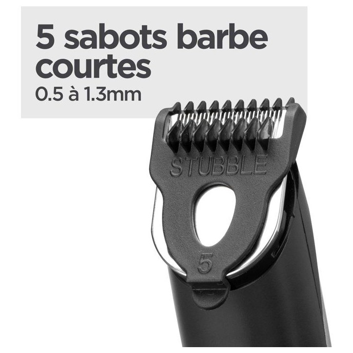 Tondeuse Barbes - BABYLISS - P1358E - Lame acier inoxydable - Waterproof Tondeuse Barbes - BABYLISS - P1358E - Lame acier inoxydable - Waterproof