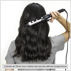 Boucleur - BaByliss - C325E Curling Tong - 25 mm - Pour des Boucles Ra