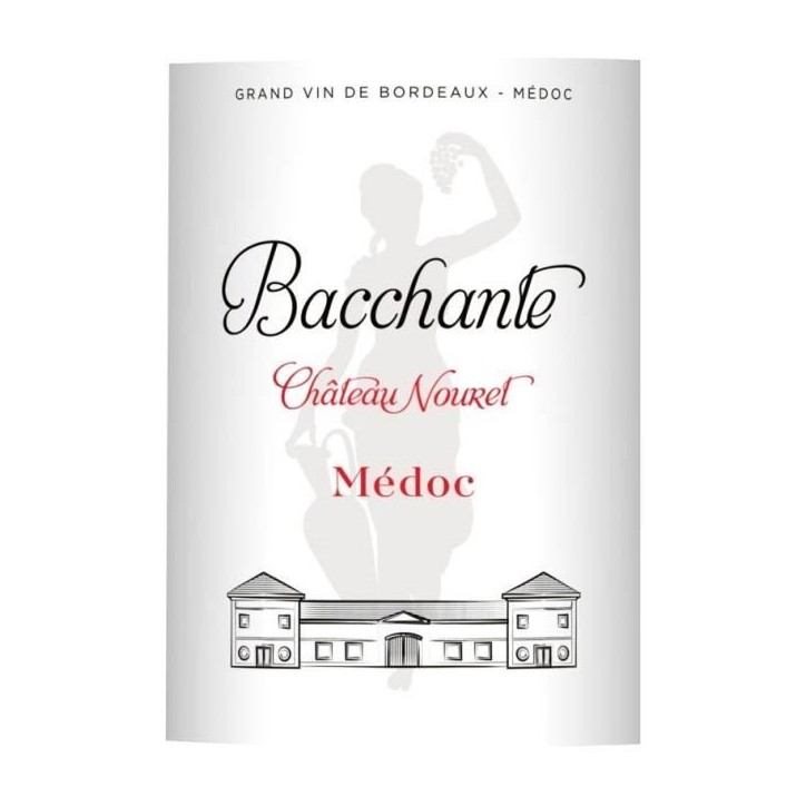 Château Nouret La Bacchante 2020 Médoc - Vin rouge de Bordeaux