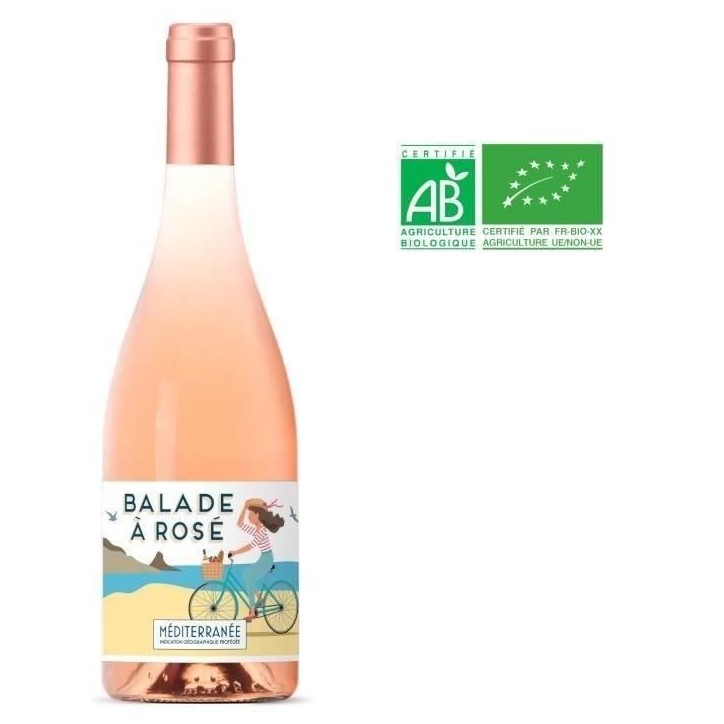 Balade a Rosé 2025 IGP Méditerranée - Vin rosé - Bio
