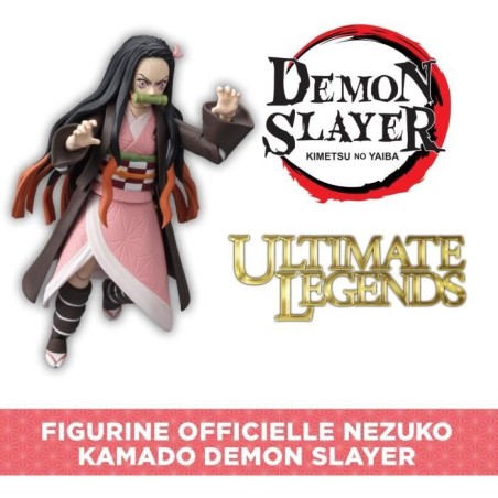 Figurine articulée Ultimate Legends HD - BANDAI - Demon Slayer - Kamado Nezuko - 12 cm