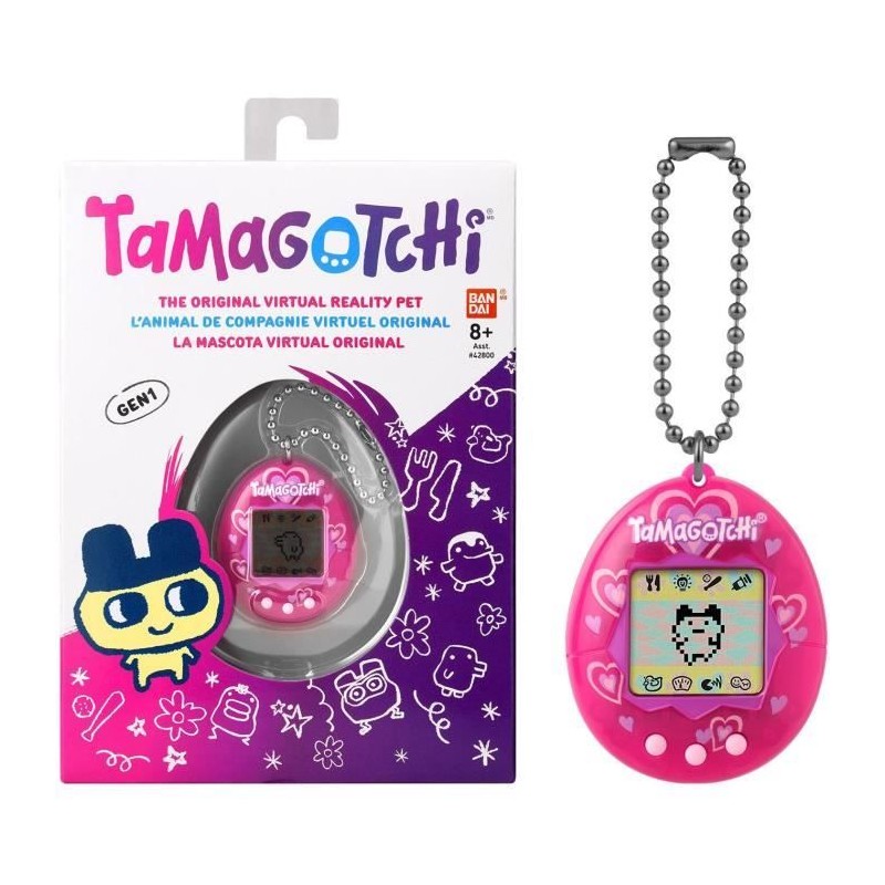 BANDAI - Tamagotchi - Tamagotchi original - Lots of love - animal éle BANDAI - Tamagotchi - Tamagotchi original - Lots of love - animal éle