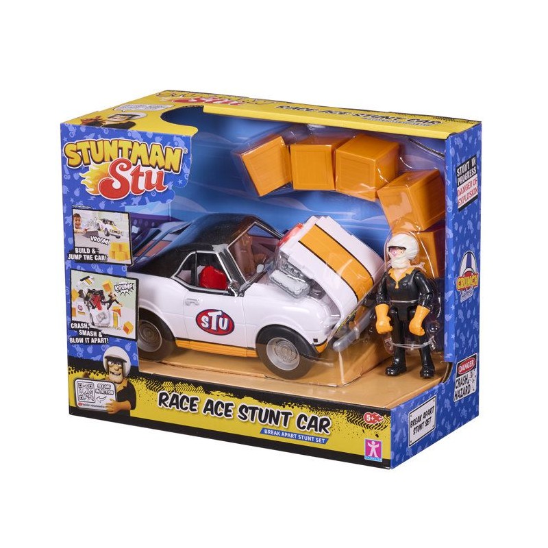 Crash Voiture de course - BANDAI - Stuntman Stu - COSS8200