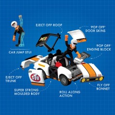 Crash Voiture de course - BANDAI - Stuntman Stu - COSS8200