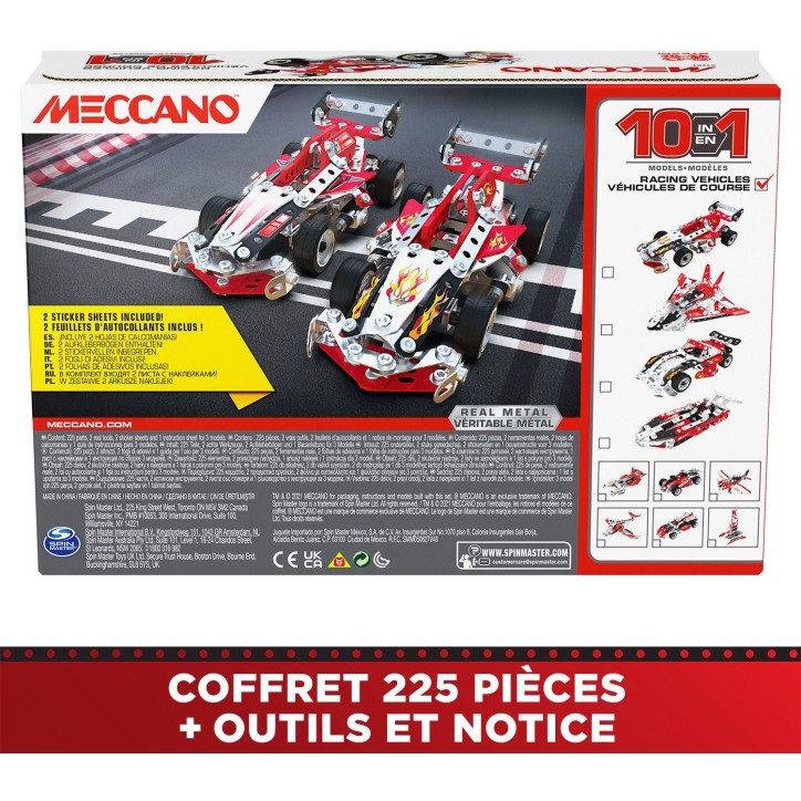 Voiture de Course - BANDAI - Meccano - APM20104 - 10 Modeles Voiture de Course - BANDAI - Meccano - APM20104 - 10 Modeles