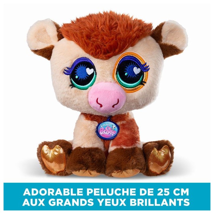 Peluches Deluwe - LITTLEST PET SHOP - BF00666 - Vache - 25 cm Peluches Deluwe - LITTLEST PET SHOP - BF00666 - Vache - 25 cm