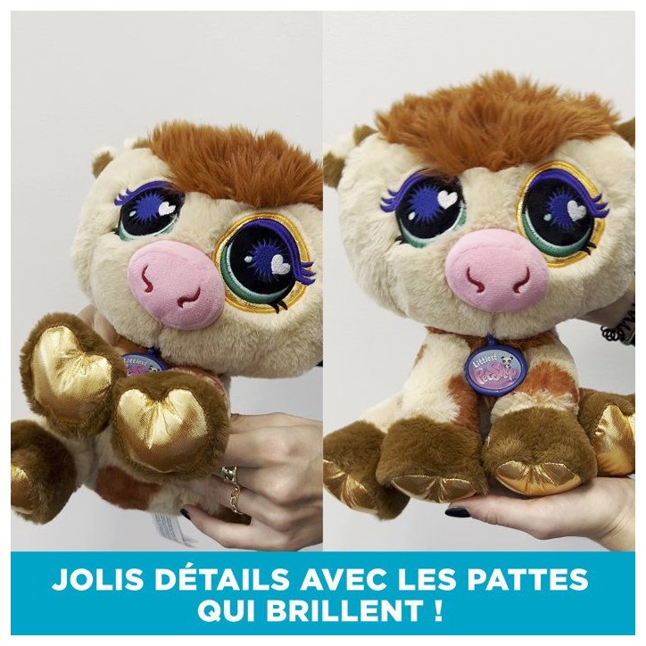 Peluches Deluwe - LITTLEST PET SHOP - BF00666 - Vache - 25 cm Peluches Deluwe - LITTLEST PET SHOP - BF00666 - Vache - 25 cm