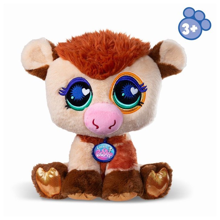 Peluches Deluwe - LITTLEST PET SHOP - BF00666 - Vache - 25 cm Peluches Deluwe - LITTLEST PET SHOP - BF00666 - Vache - 25 cm