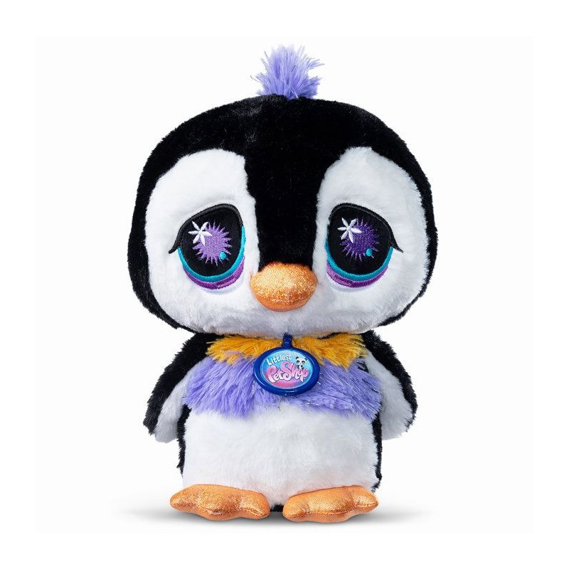 Peluches Deluwe - LITTLEST PET SHOP - BF00668 - Pingouin - 25 cm