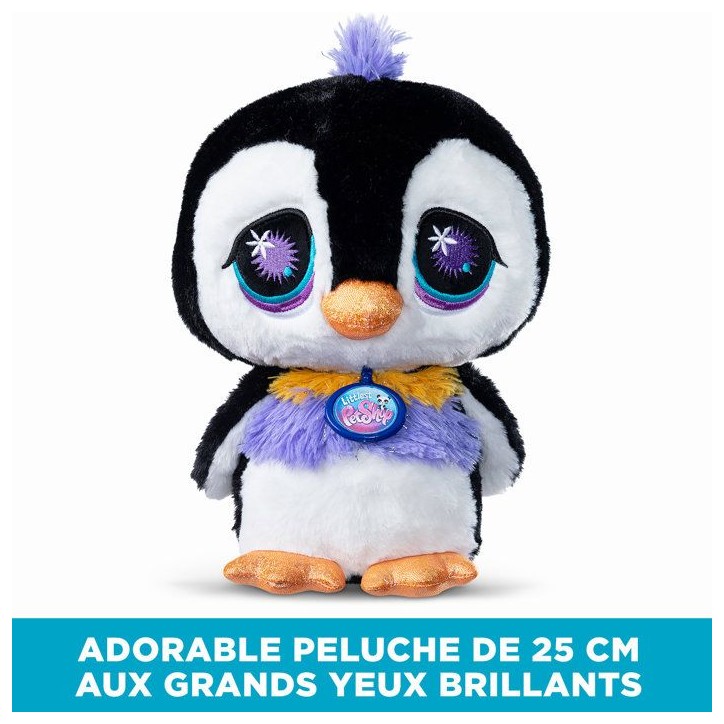 Peluches Deluwe - LITTLEST PET SHOP - BF00668 - Pingouin - 25 cm