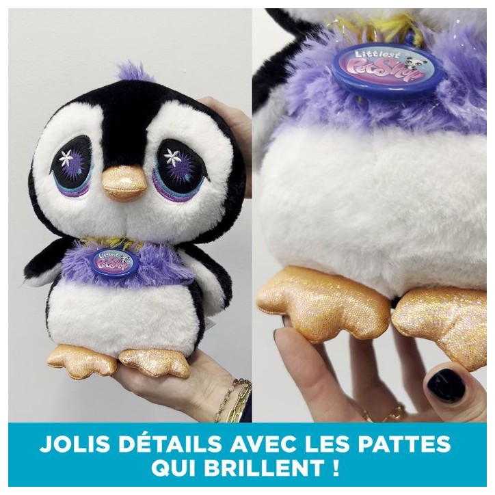 Peluches Deluwe - LITTLEST PET SHOP - BF00668 - Pingouin - 25 cm
