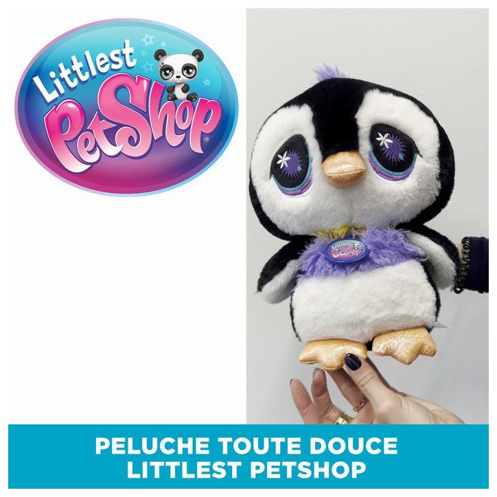 Peluches Deluwe - LITTLEST PET SHOP - BF00668 - Pingouin - 25 cm