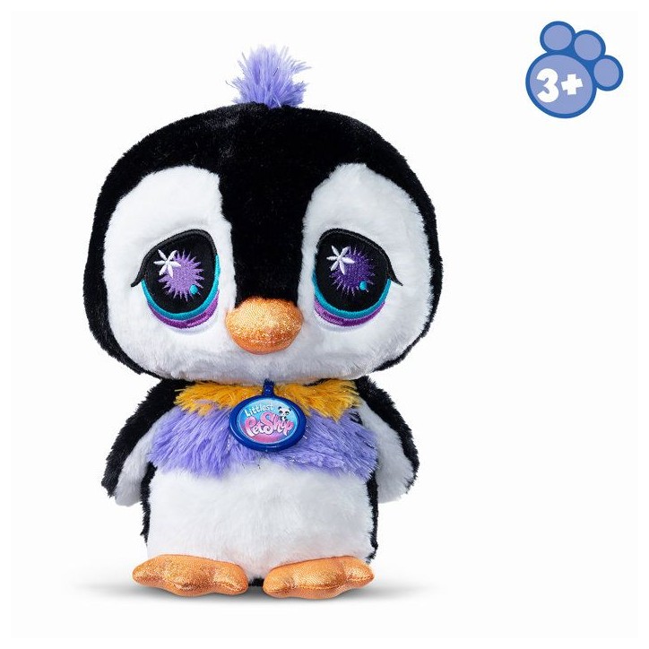 Peluches Deluwe - LITTLEST PET SHOP - BF00668 - Pingouin - 25 cm