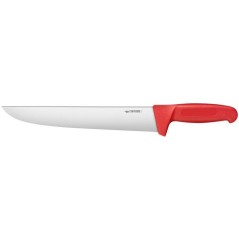 Couteau a trancher - FISHER - Pro surmoulé - Lame 28 cm - Rouge