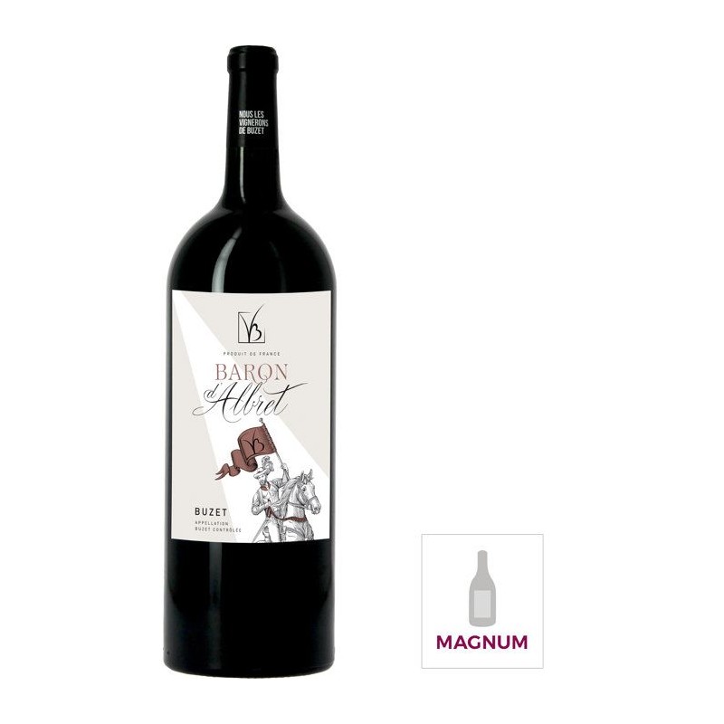 Magnum Baron d'Albret 2020 Buzet - Vin rouge du Sud-Ouest