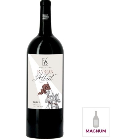 Magnum Baron d'Albret 2020 Buzet - Vin rouge du Sud-Ouest
