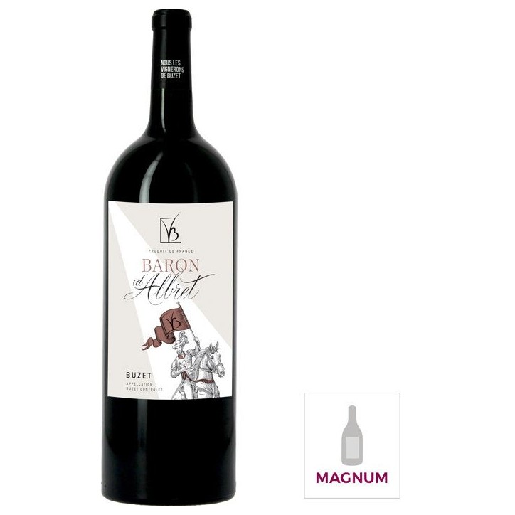 Magnum Baron d'Albret 2020 Buzet - Vin rouge du Sud-Ouest