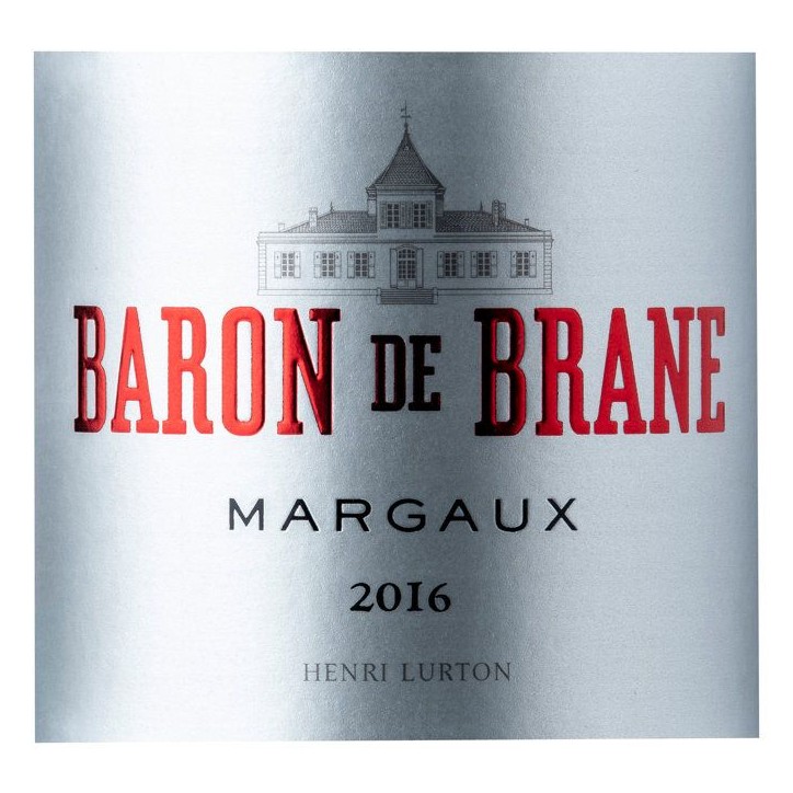 Baron de Brane 2016 Margaux - Vin rouge de Bordeaux