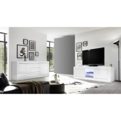Ensemble séjour - Meuble Tv 180 cm + Buffet 210 cm 2 portes 3 tiroirs