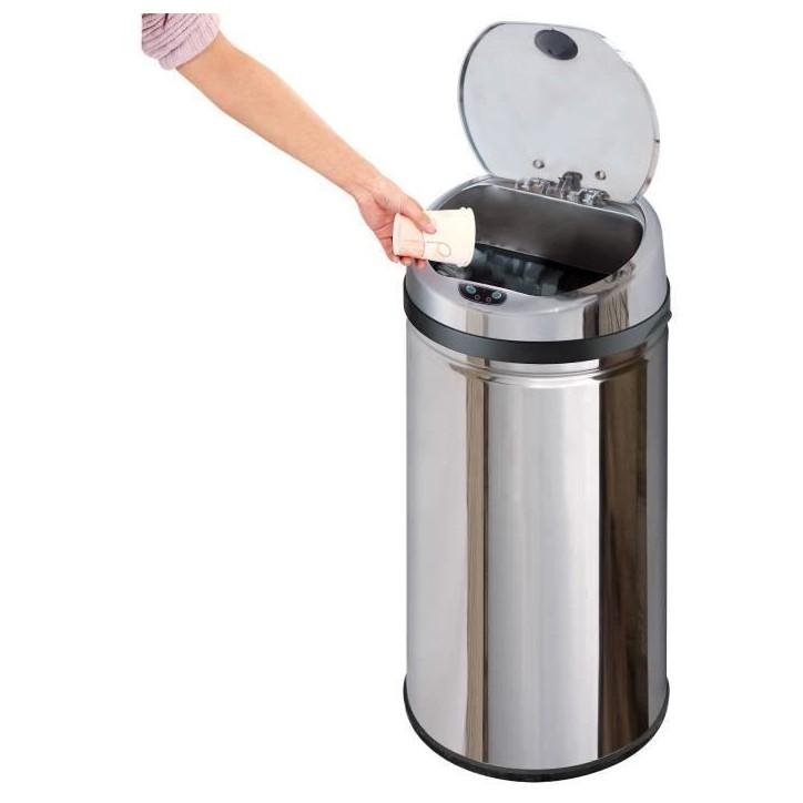 Poubelle de Cuisine Automatique - KITCHEN MOVE - Argent - 42 L Poubelle de Cuisine Automatique - KITCHEN MOVE - Argent - 42 L