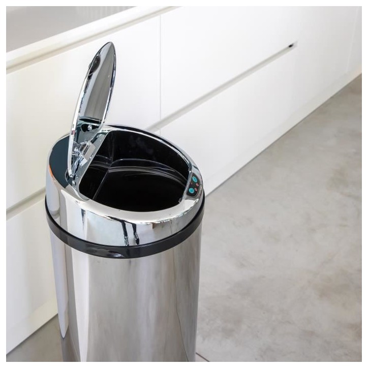 Poubelle de Cuisine Automatique - KITCHEN MOVE - Argent - 42 L Poubelle de Cuisine Automatique - KITCHEN MOVE - Argent - 42 L