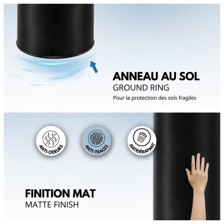 Poubelle Automatique - SOHO - KITCHEN MOVE - 42 L - Noir Poubelle Automatique - SOHO - KITCHEN MOVE - 42 L - Noir