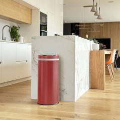 Poubelle Automatique - SOHO - KITCHEN MOVE - 42 L - Rouge Mat