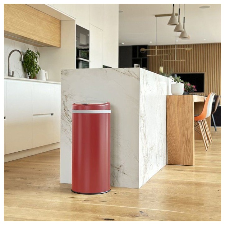 Poubelle Automatique - SOHO - KITCHEN MOVE - 42 L - Rouge Mat Poubelle Automatique - SOHO - KITCHEN MOVE - 42 L - Rouge Mat