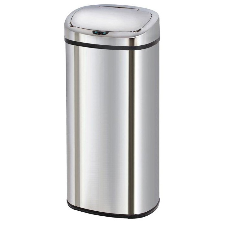 MAJESTIC - Poubelle de Cuisine Automatique - KITCHEN MOVE - 80L - Inox Poli MAJESTIC - Poubelle de Cuisine Automatique - KITCHEN MOVE - 80L - Inox Poli