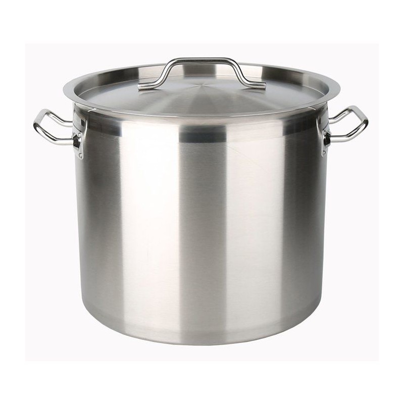 Traiteur - BAUMALU - Inox - Ø 40 cm - 40 L - Couvercle inox
