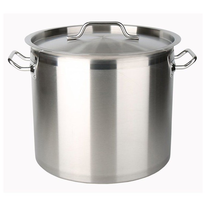 Traiteur - BAUMALU - Inox - Ø 40 cm - 40 L - Couvercle inox