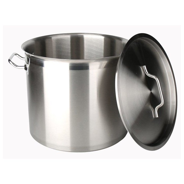 Traiteur - BAUMALU - Inox - Ø 40 cm - 40 L - Couvercle inox