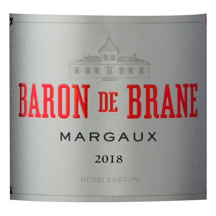 Baron de Brane 2018 Margaux - Vin rouge de Bordeaux