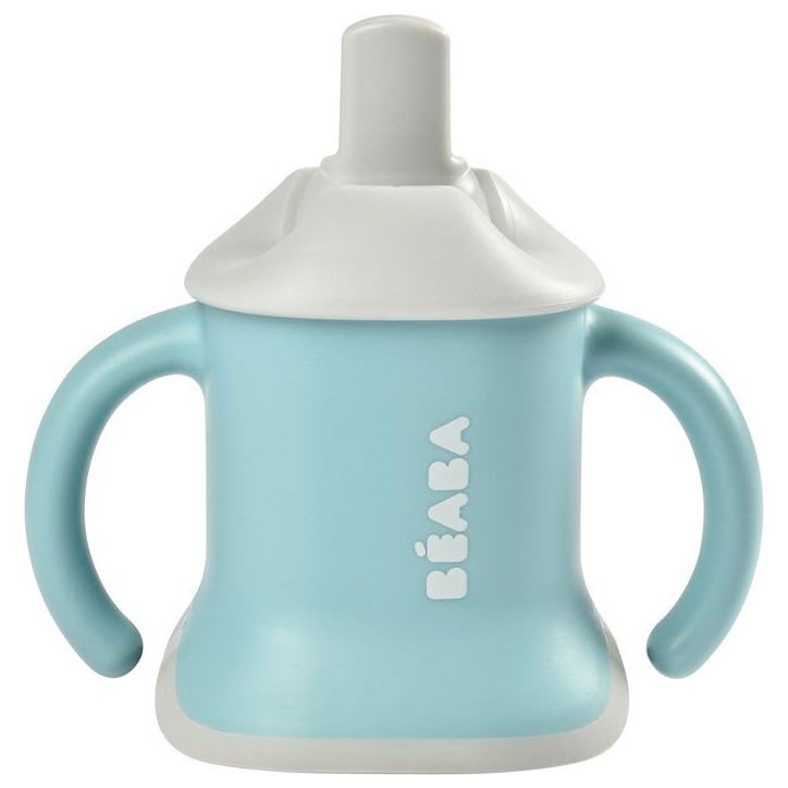Tasse 3-en-1 - BEABA - Evoluclip - Bleu Tasse 3-en-1 - BEABA - Evoluclip - Bleu