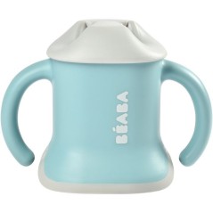 Tasse 3-en-1 - BEABA - Evoluclip - Bleu