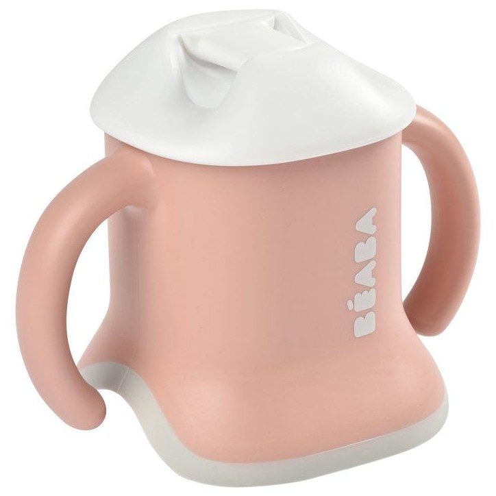 Tasse 3-en-1 - BEABA - Evoluclip - Vieux rose Tasse 3-en-1 - BEABA - Evoluclip - Vieux rose